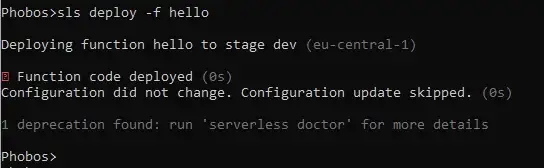Faster Deployment