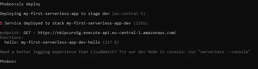 Deployment with API Gateway