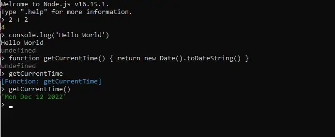 Compiling JavaScript within REPL